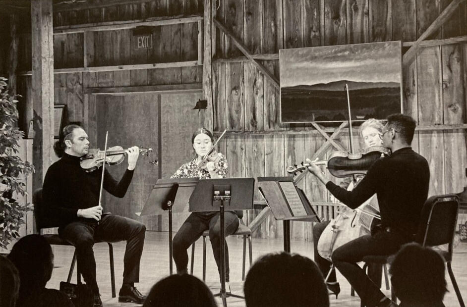 Photo: David Goodrich. Florence Price's String Quartet in A minor at Garth Newel Music Center